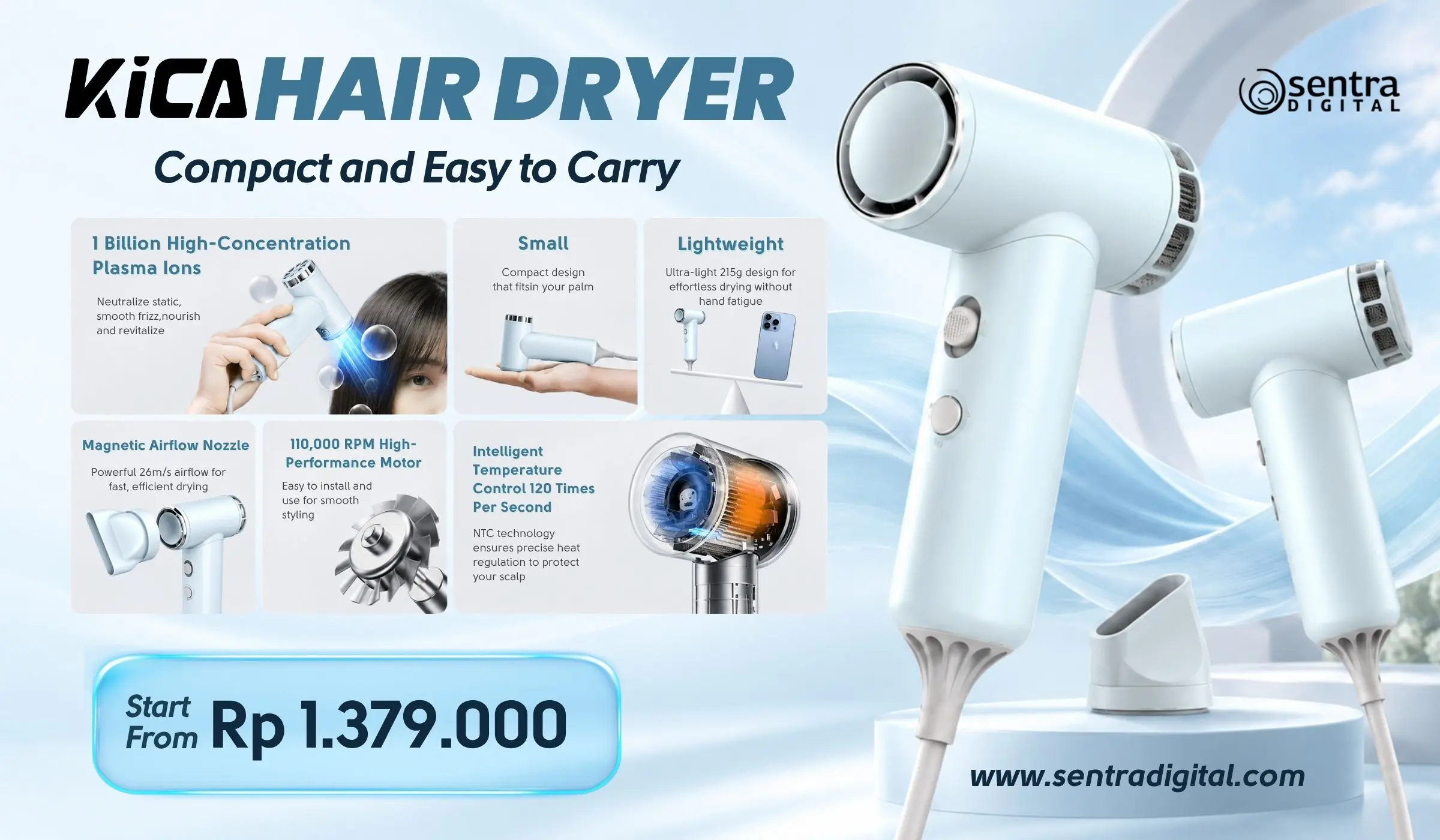 kica hair drayer