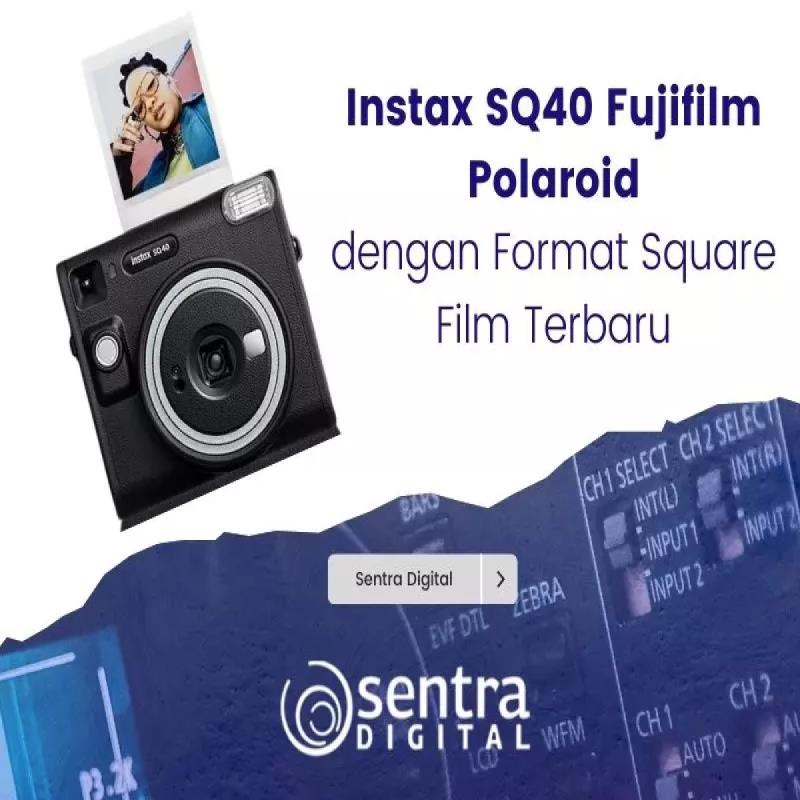Instax SQ40 Fujifilm Polaroid dengan Format Square Film Terbaru