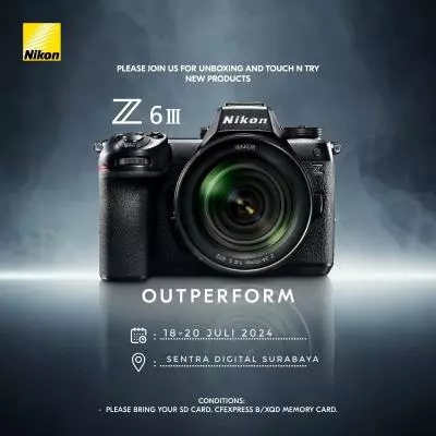 Event Unboxing, Touch & Try Nikon Z6 III di Sentra Digital Surabaya