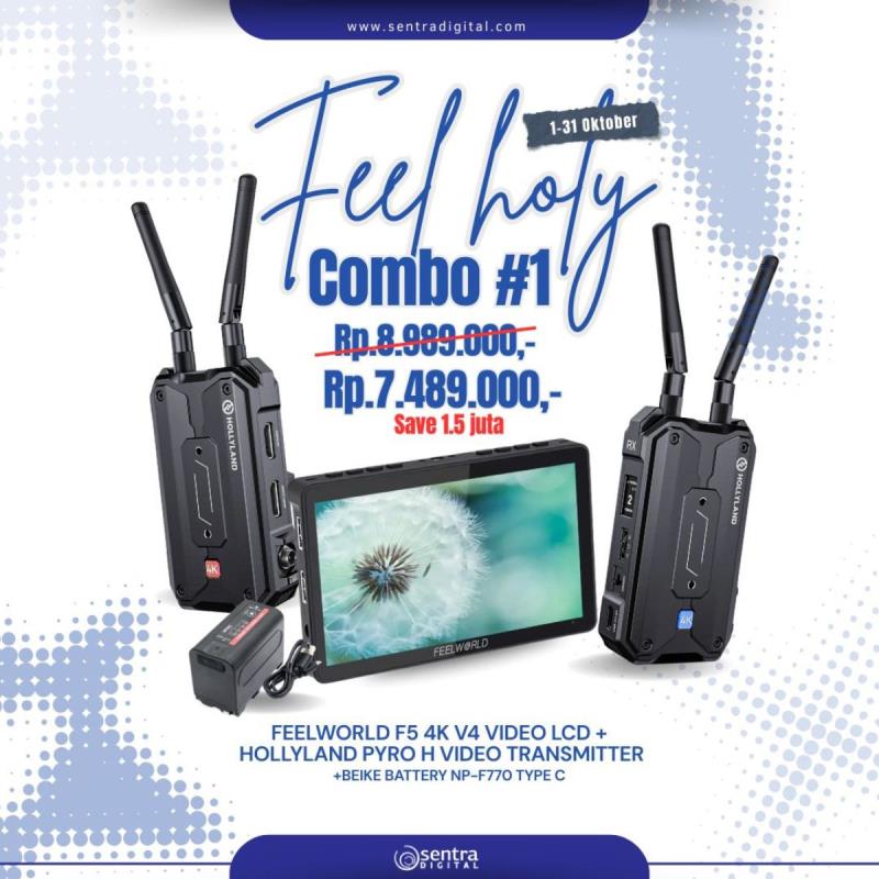 Promo Spesial Oktober Feelworld Hollyland Combo dari Sentra Digital