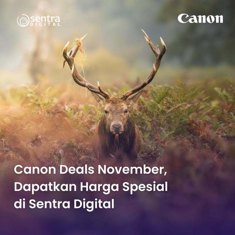 Canon Deals November, Dapatkan Harga Spesial di Sentra Digital