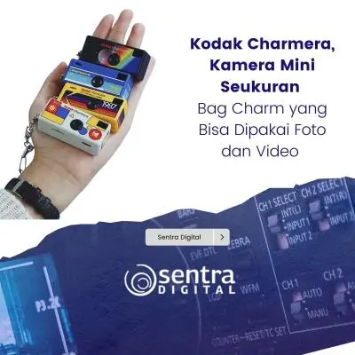 Kodak Charmera, Kamera Mini Seukuran Bag Charm yang Bisa Dipakai Foto dan Video