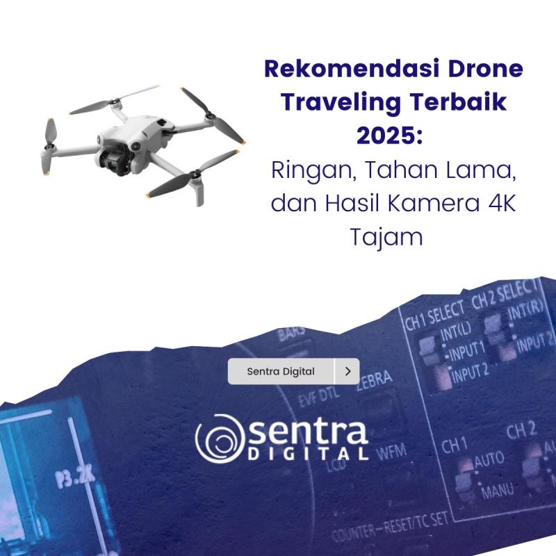 Rekomendasi Drone Traveling Terbaik 2025: Ringan, Tahan Lama, dan Hasil Kamera 4K Tajam