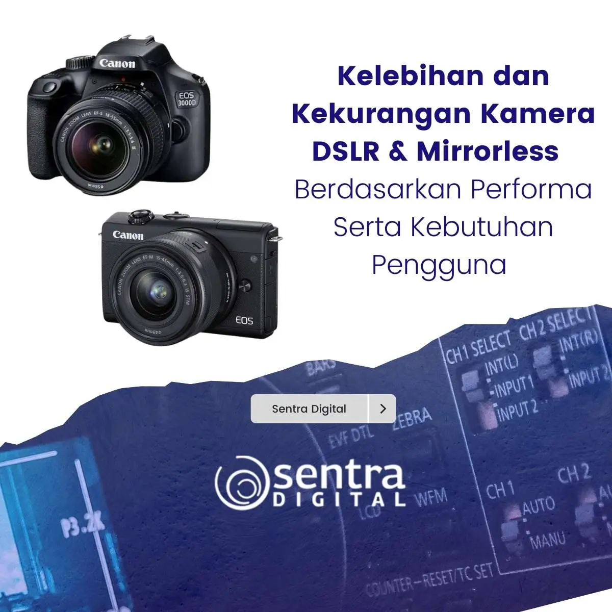 Kelebihan dan Kekurangan Kamera DSLR & Mirrorless Berdasarkan Performa Serta Kebutuhan Pengguna