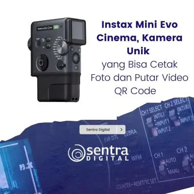 Instax Mini Evo Cinema, Kamera Unik yang Bisa Cetak Foto dan Putar Video QR Code