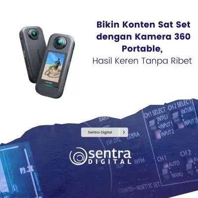 Bikin Konten Sat Set dengan Kamera 360 Portable, Hasil Keren Tanpa Ribet