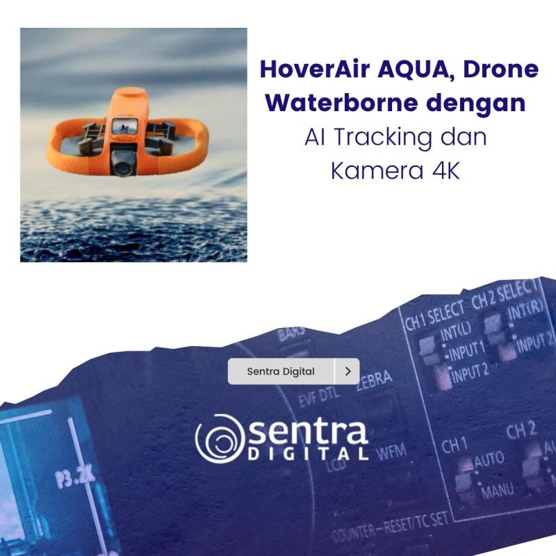 HoverAir AQUA, Drone Waterborne dengan AI Tracking dan Kamera 4K