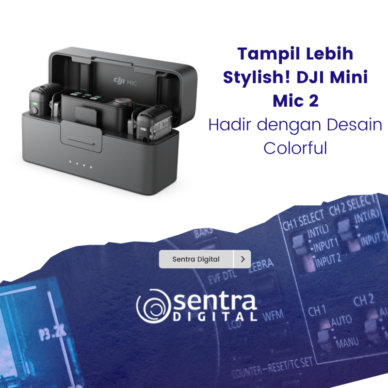 Tampil Lebih Stylish! DJI Mini Mic 2 Hadir dengan Desain Colorful