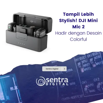 Tampil Lebih Stylish! DJI Mini Mic 2 Hadir dengan Desain Colorful