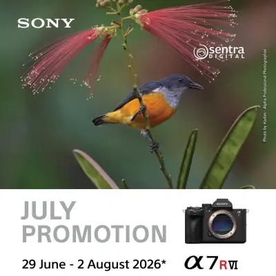 Promo Juli Sony di Sentra Digital, Diskon Kamera dan Lensa Pilihan