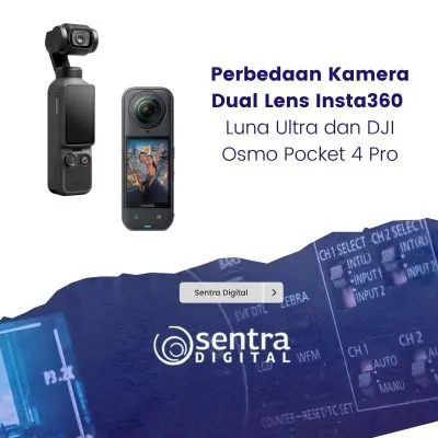 Perbedaan Kamera Dual Lens Insta360 Luna Ultra dan DJI Osmo Pocket 4 Pro
