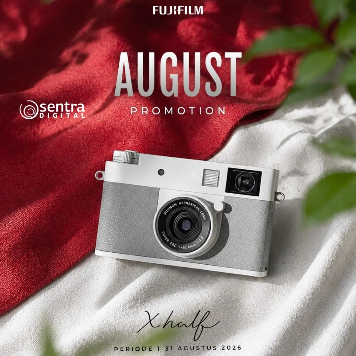 Promo Fujifilm Agustus di Sentra Digital: Penawaran Spesial Kamera dan Lensa