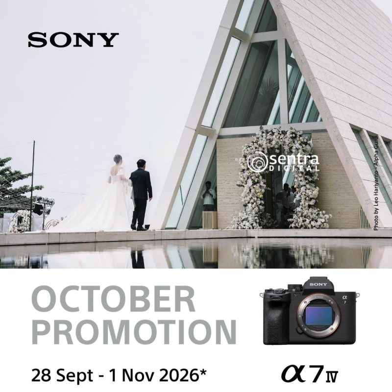 Promo Sony Oktober, Saatnya Upgrade Kamera dengan Harga Lebih Menarik