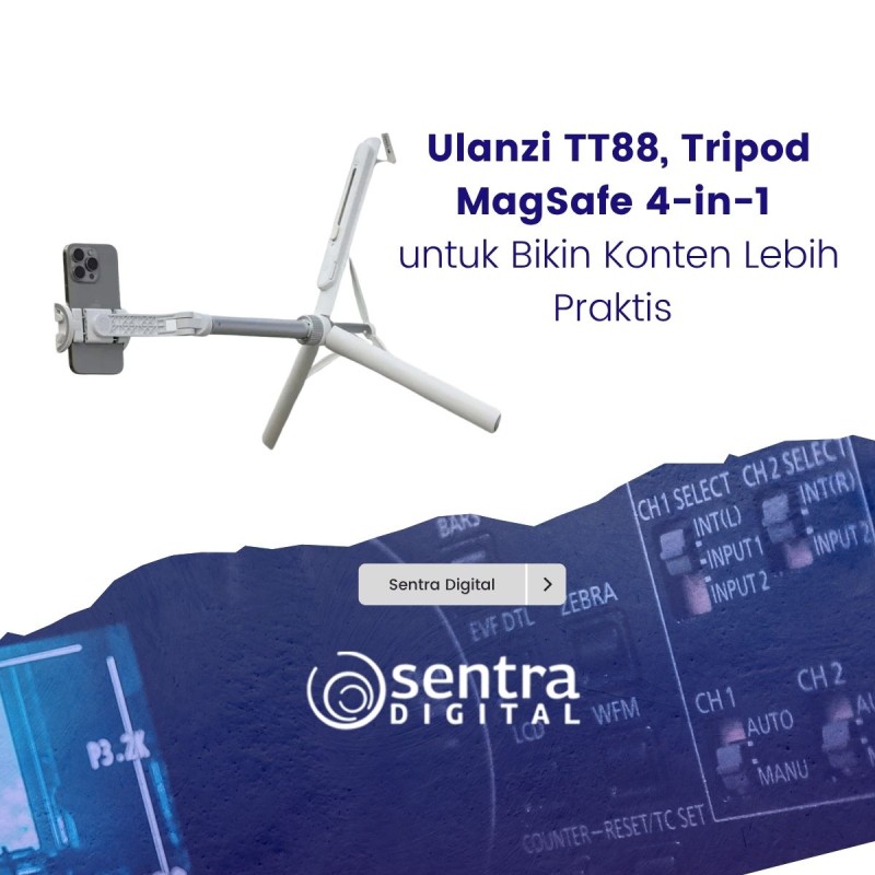 Ulanzi TT88, Tripod MagSafe 4-in-1 untuk Bikin Konten Lebih Praktis