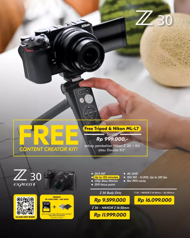 Harga Nikon Z30