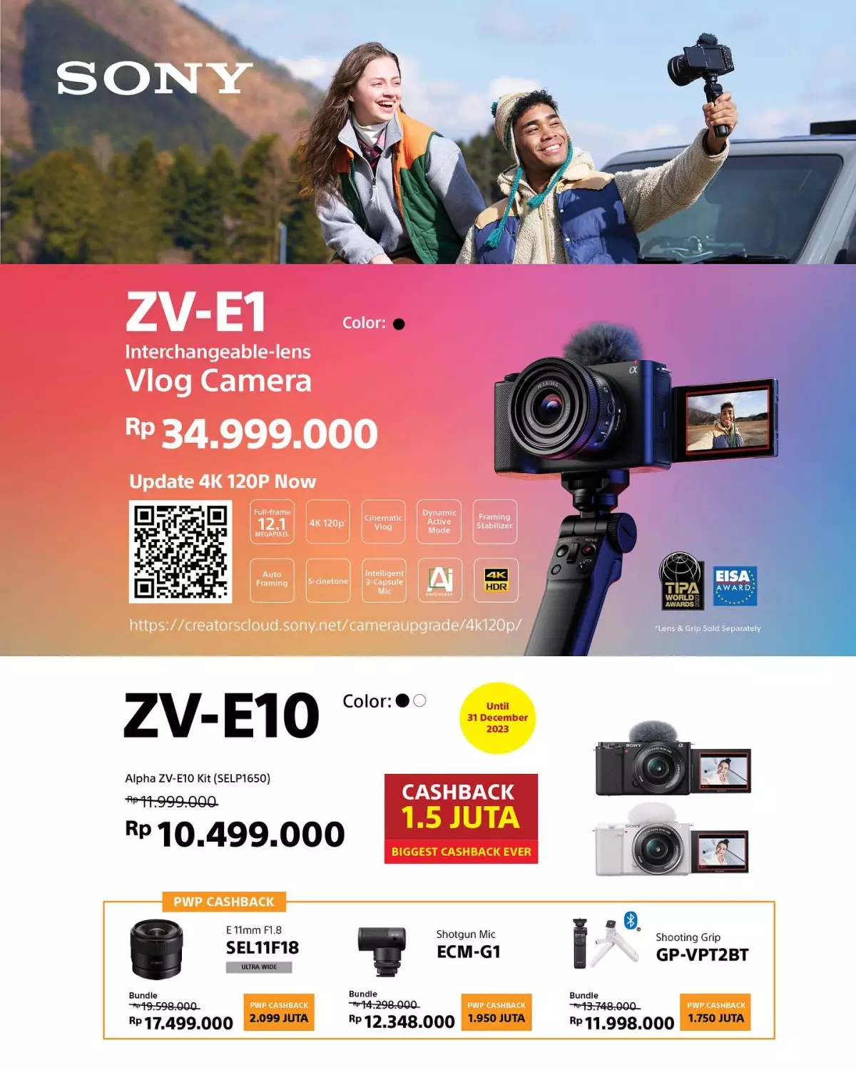 Promo Kamera Vlog Sony