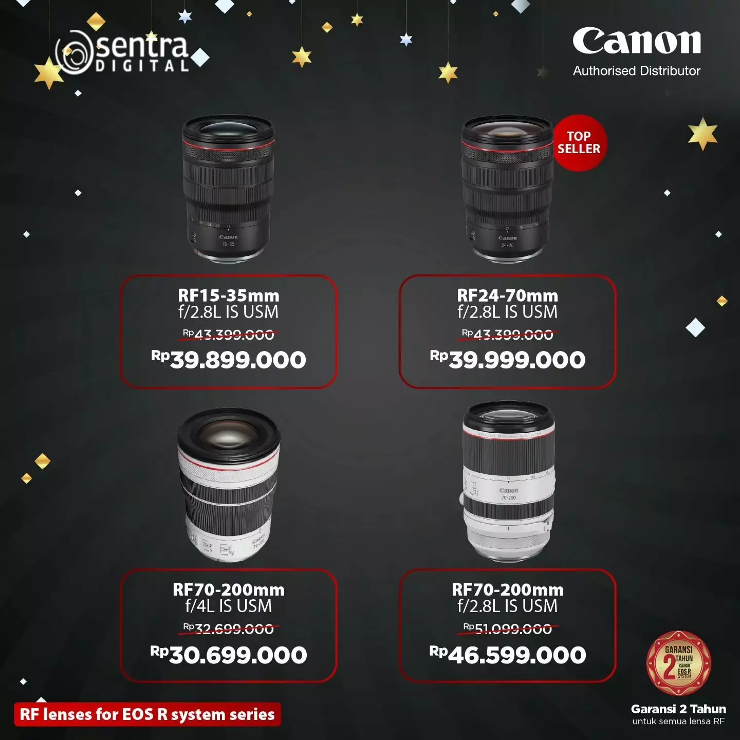 Diskon Lensa Canon Rf