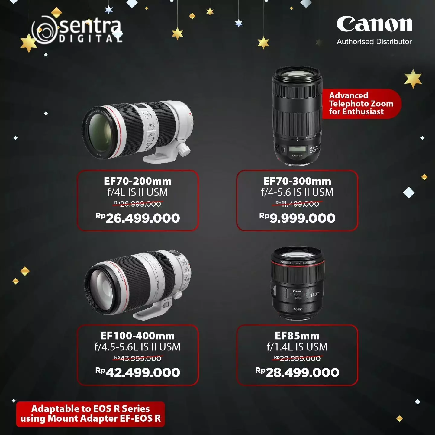 Promo Lensa Canon Ef