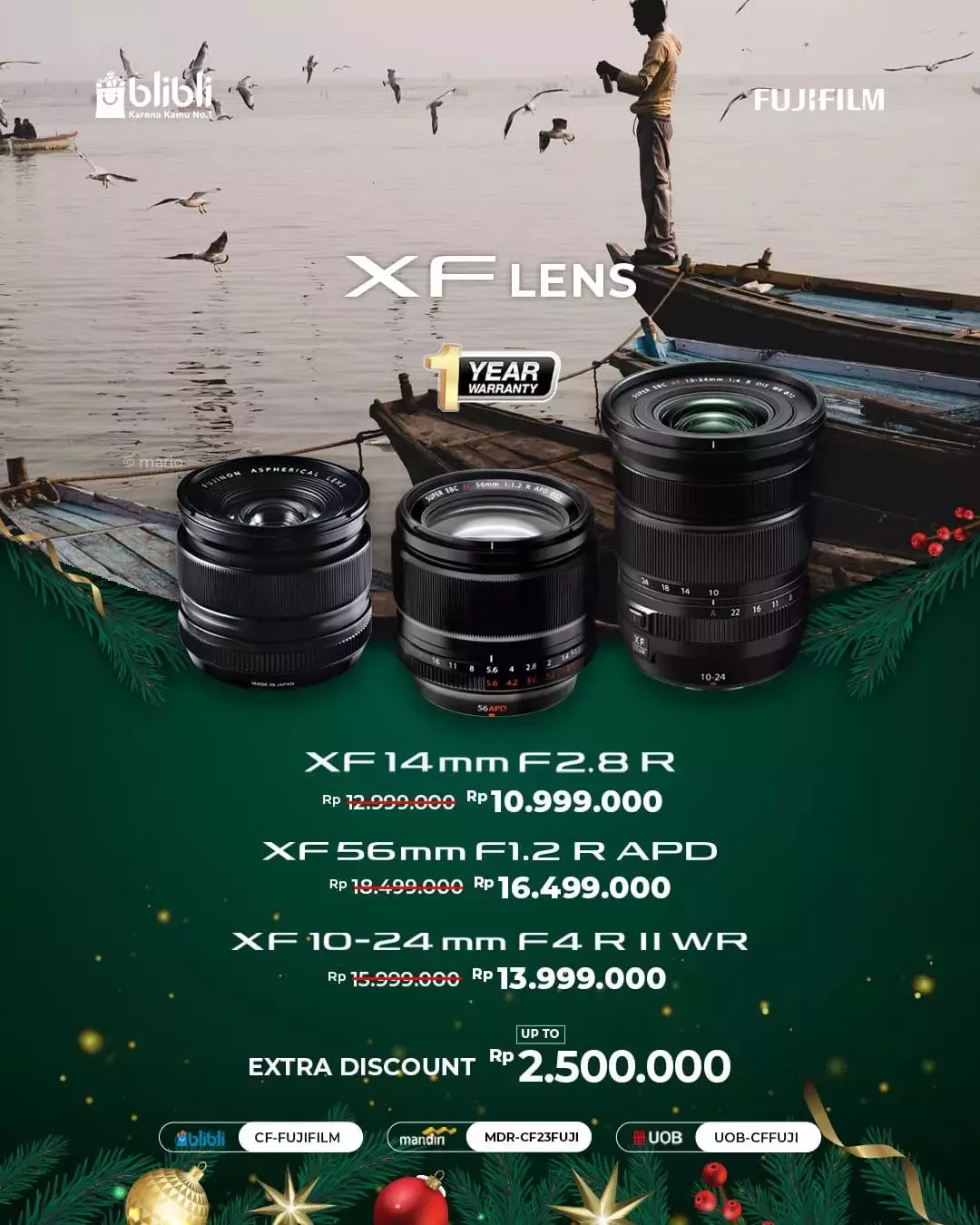 Promo Lensa Fujifilm Xf