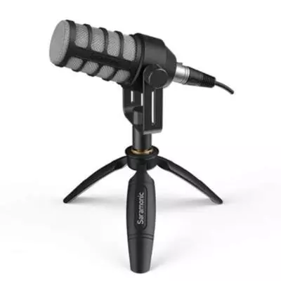 1. Saramonic SR-BV1, Mikrofon Dinamis untuk Studio Rumahan 