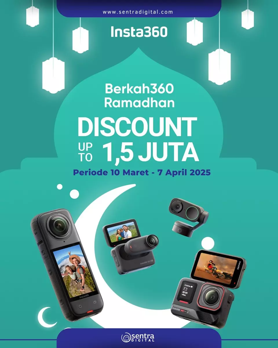 Dapatkan Kamera Insta360 dengan Harga Lebih Hemat