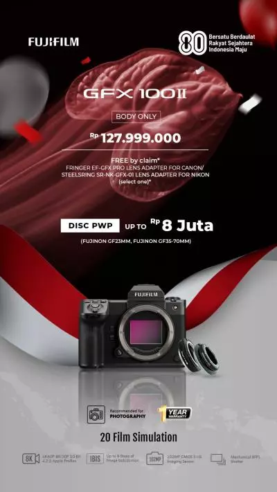 Gfx 100 Ii Body Only