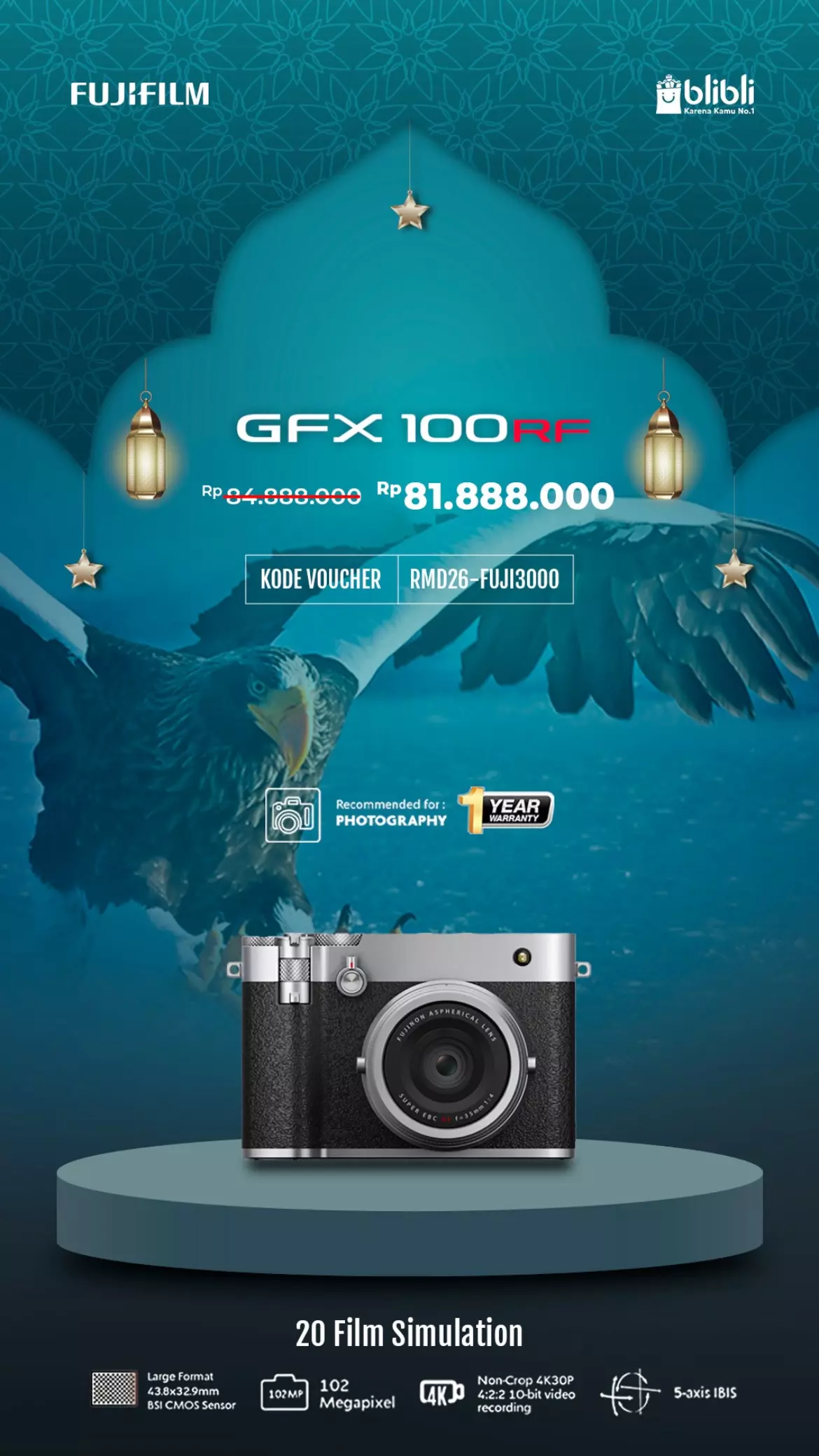 Gfx 100 Rf Blibli