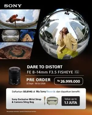 Mengenal Sony FE 8-14mm F3.5 Fisheye G Lens