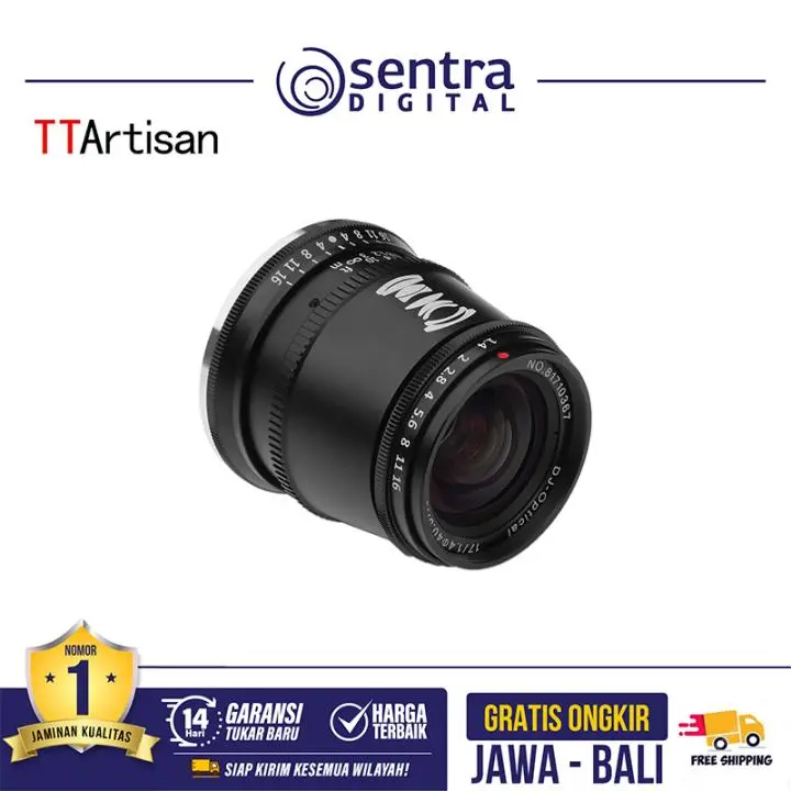 Ttartisan 17mm Manual Lens F1.4 For Sony