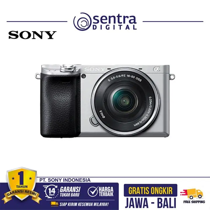 Sony A6400L Alpha E PZ 16-50mm F3.5-5.6 OSS Silver