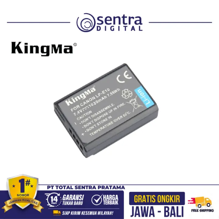 Kingma Battery for Canon LP-E10 1020mAh