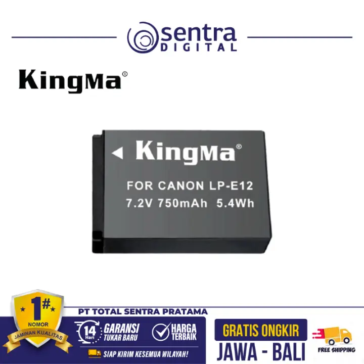 Kingma Battery for Canon LP-E12 750mAh