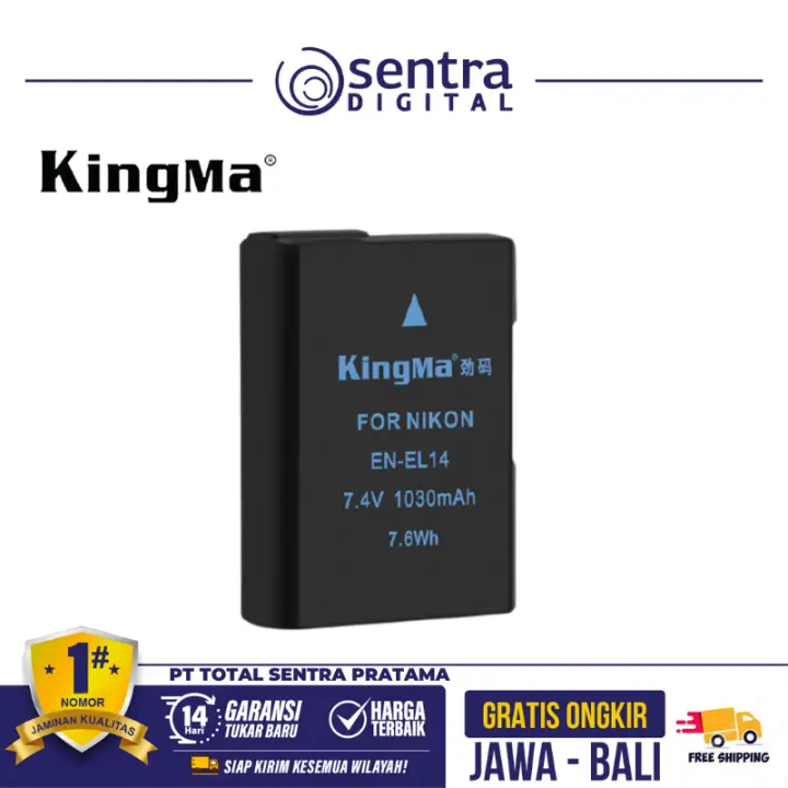 Kingma Battery for Nikon EN-EL14 1030mAh