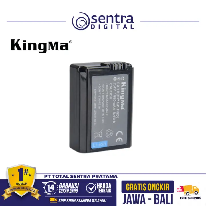 Kingma Battery for Sony NP-FW50 1080mAh