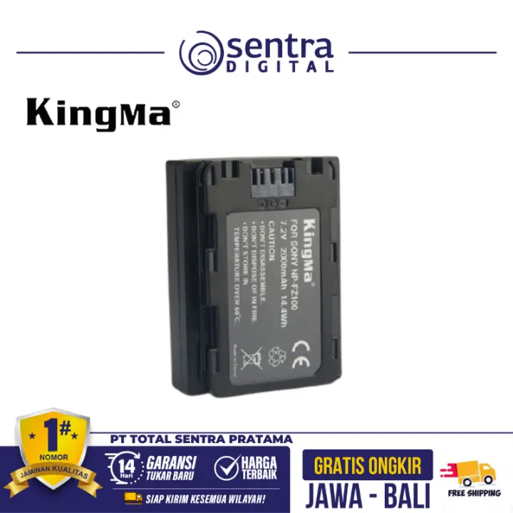 Kingma Battery for Sony NP-FZ100 2000mAh