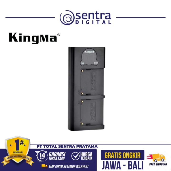 Kingma LCD Dual Charger BM048 for F550/F770/F970