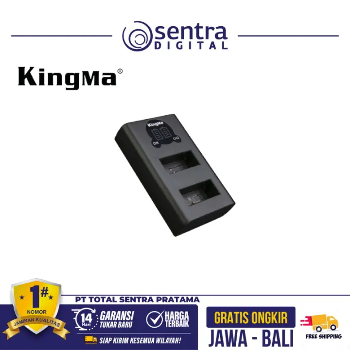 Kingma LCD Dual Charger for Canon LP-E12