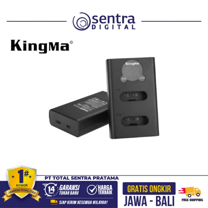 Kingma LCD Dual Charger for Sony NP-BX1