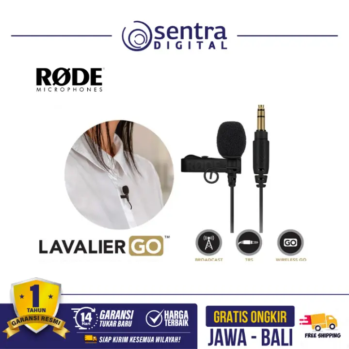 Rode Microphone Lavalier Go Black