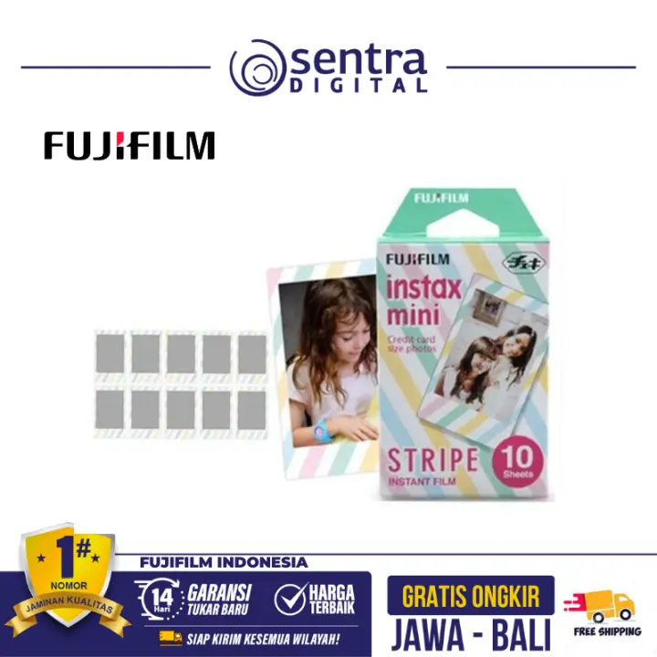 Fujifilm Instax Mini Film Refill Single Stripe
