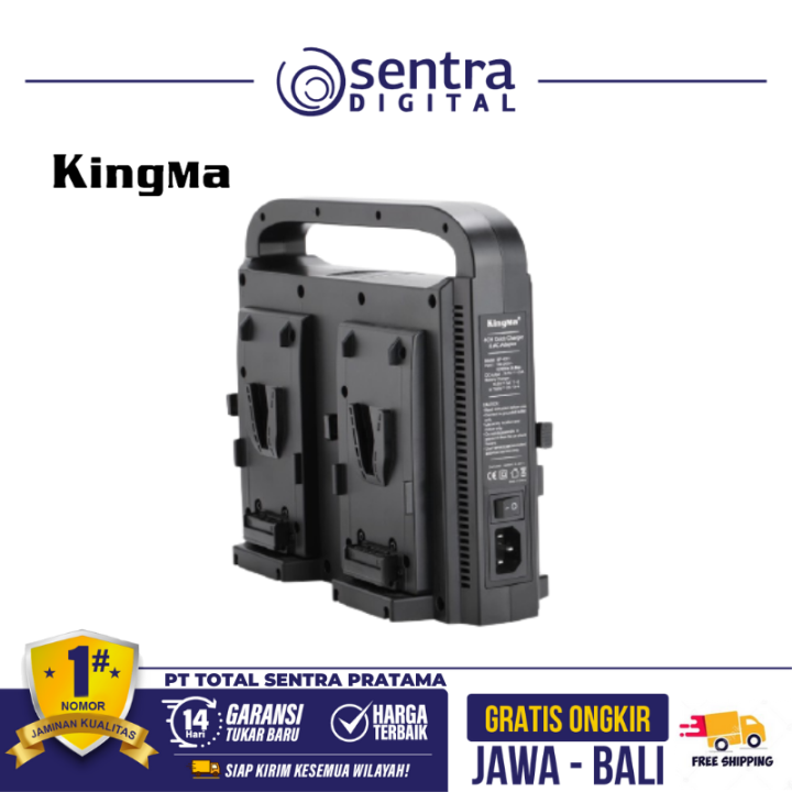 Kingma Quad Charger for V-Mount battery (BP-4CH)