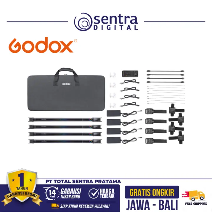Godox TL60-K4 Full-Color RGB Four Light Kit