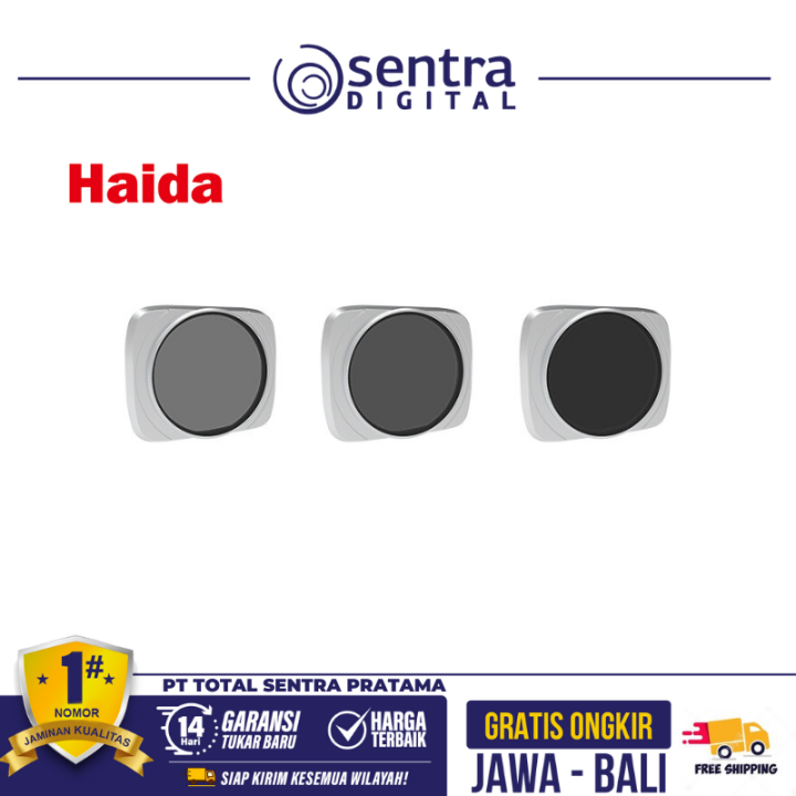 Haida NanoPro ND-PL Kit for DJI Mavic Air 2S (ND8 ND16 ND32-PL) - HD4727