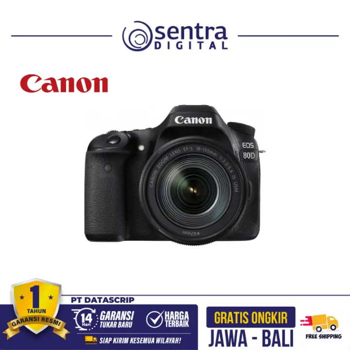 Canon 80D EOS EF-S 18-135mm IS Nano USM Wifi