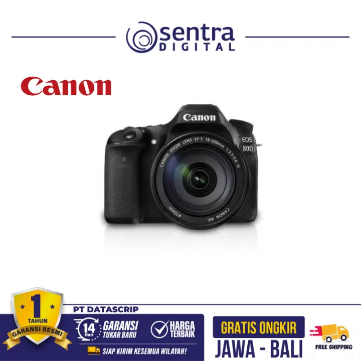 Canon 80D EOS EF-S 18-200mm IS Wifi