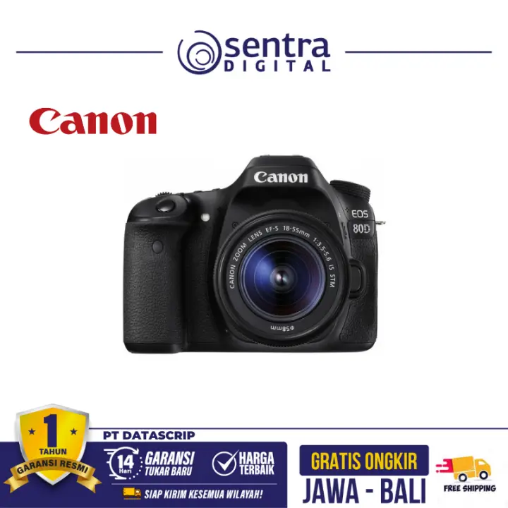 Canon 80D EOS EF-S 18-55mm IS STM Wifi