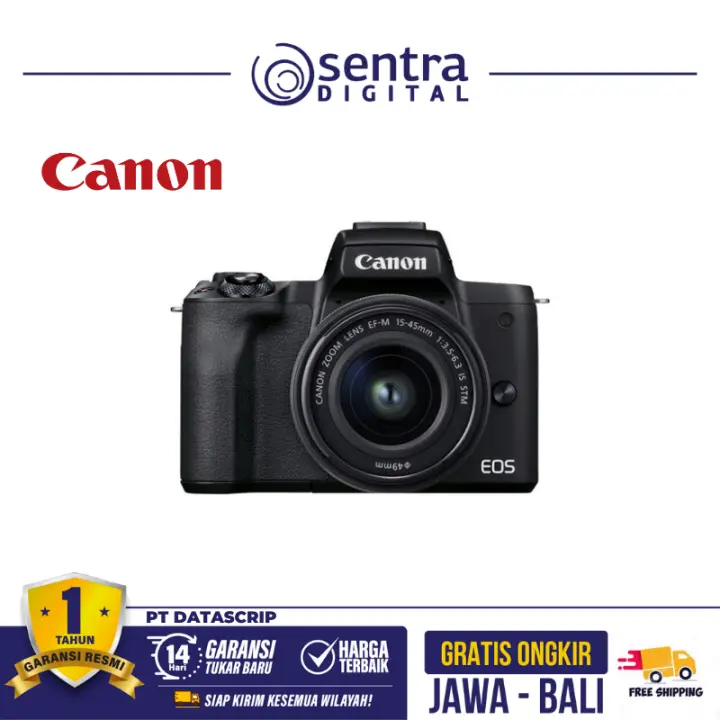 Canon M50 Mark II EOS EF-M 15-45mm IS STM Black