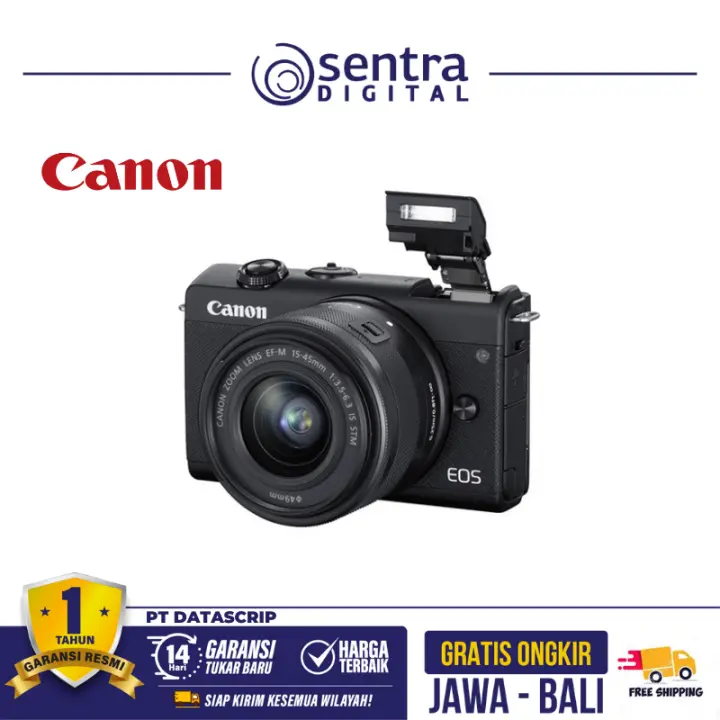 Canon M200 EOS Kit EF-M15-45mm F/3.5-6.3 IS STM Black