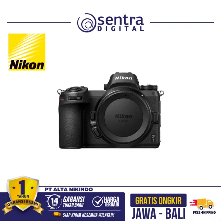 Nikon Z6 Body Only with Mount Adapter FTZ Black