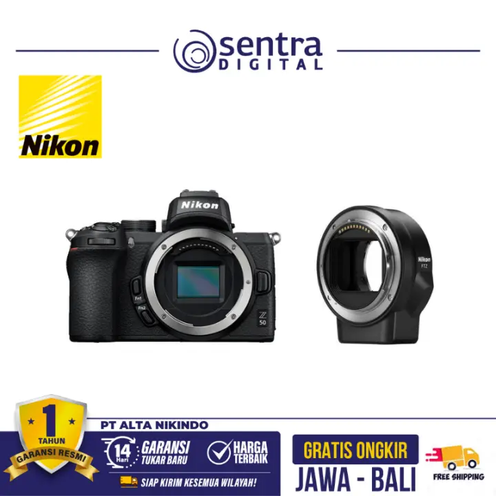 Nikon Z50 Body Only with FTZ Mount Adapter